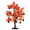 Fall Decorations for Home, 24”/2FT Lighted Fall Maple Leaves Tree with 24LT Warm White LEDs for Autumn Decor, 12 Wood Acorns Ornaments Battery Powered Timer for Home Decor, Thanksgiving